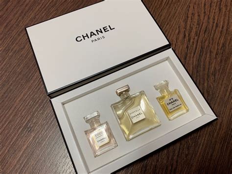 chanel gabrielle perfume gift sets|chanel miniature perfume gift set.